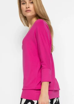 Mujer bonprix bonprix Camiseta holgada de viscosa fluida