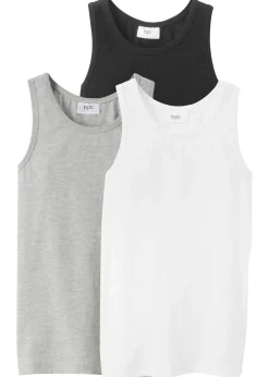 Niños bonprix bonprix Camiseta interior con algodón suave (3 unidades)