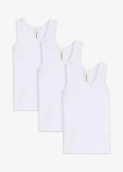 Niños bonprix bonprix Camiseta interior con algodón suave (3 unidades)