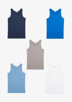 Niños bonprix bonprix Camiseta interior de algodón suave (5 unidades)