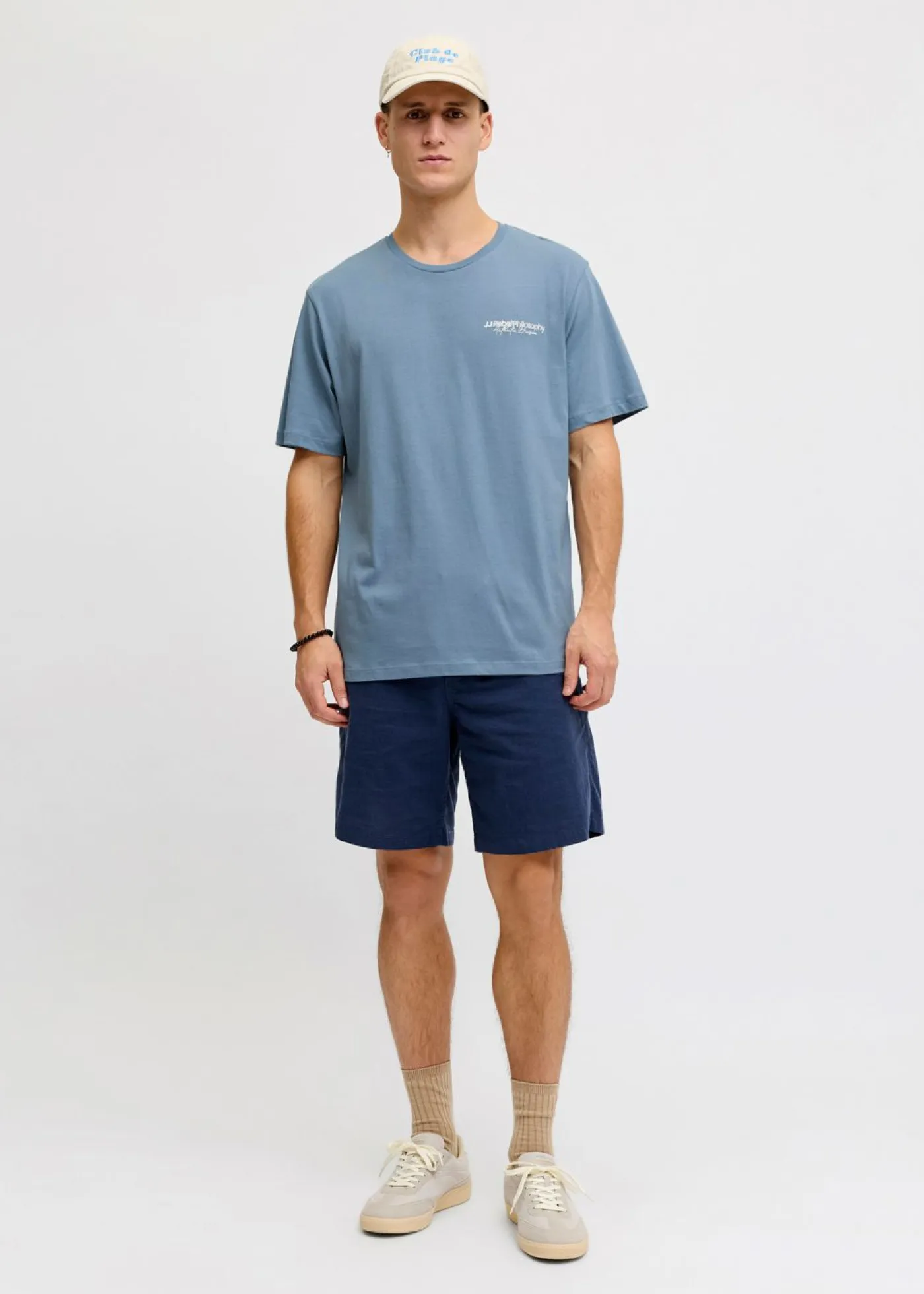 bonprix J&J Rebel Camisetas Y Polos>Camiseta JJ REBEL Azul claro estampado