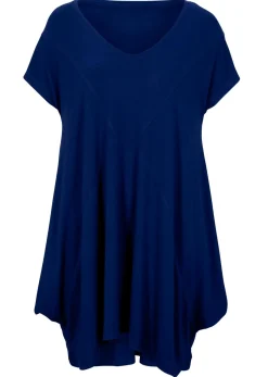 bonprix bonprix Camisetas|Novedades>Camiseta larga Azul oxford