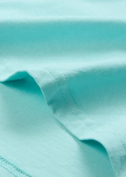 Mujer bonprix bonprix Camiseta larga ancha con cuello en V, manga corta (5 unidades)