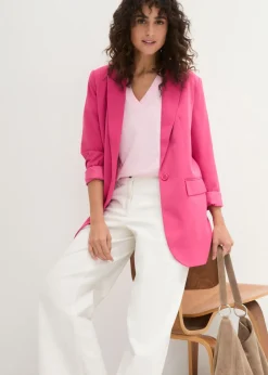 Mujer bonprix bonprix Camiseta larga ancha con cuello en V, manga corta (5 unidades)