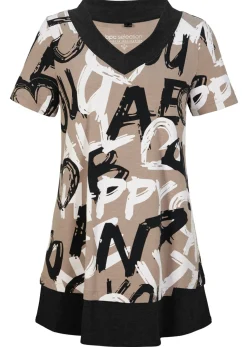 Mujer bonprix bonprix Camiseta larga con manga corta