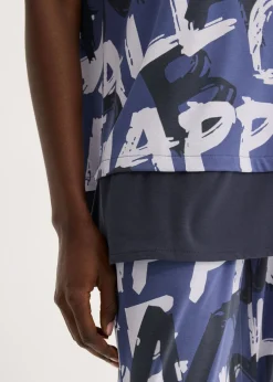 Mujer bonprix bonprix Camiseta larga con manga corta