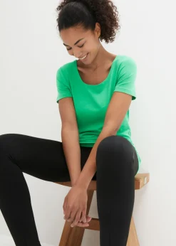 Mujer bonprix bonprix Camiseta larga con texto (2 unidades)