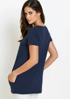 Mujer bonprix bonprix Camiseta larga con viscosa