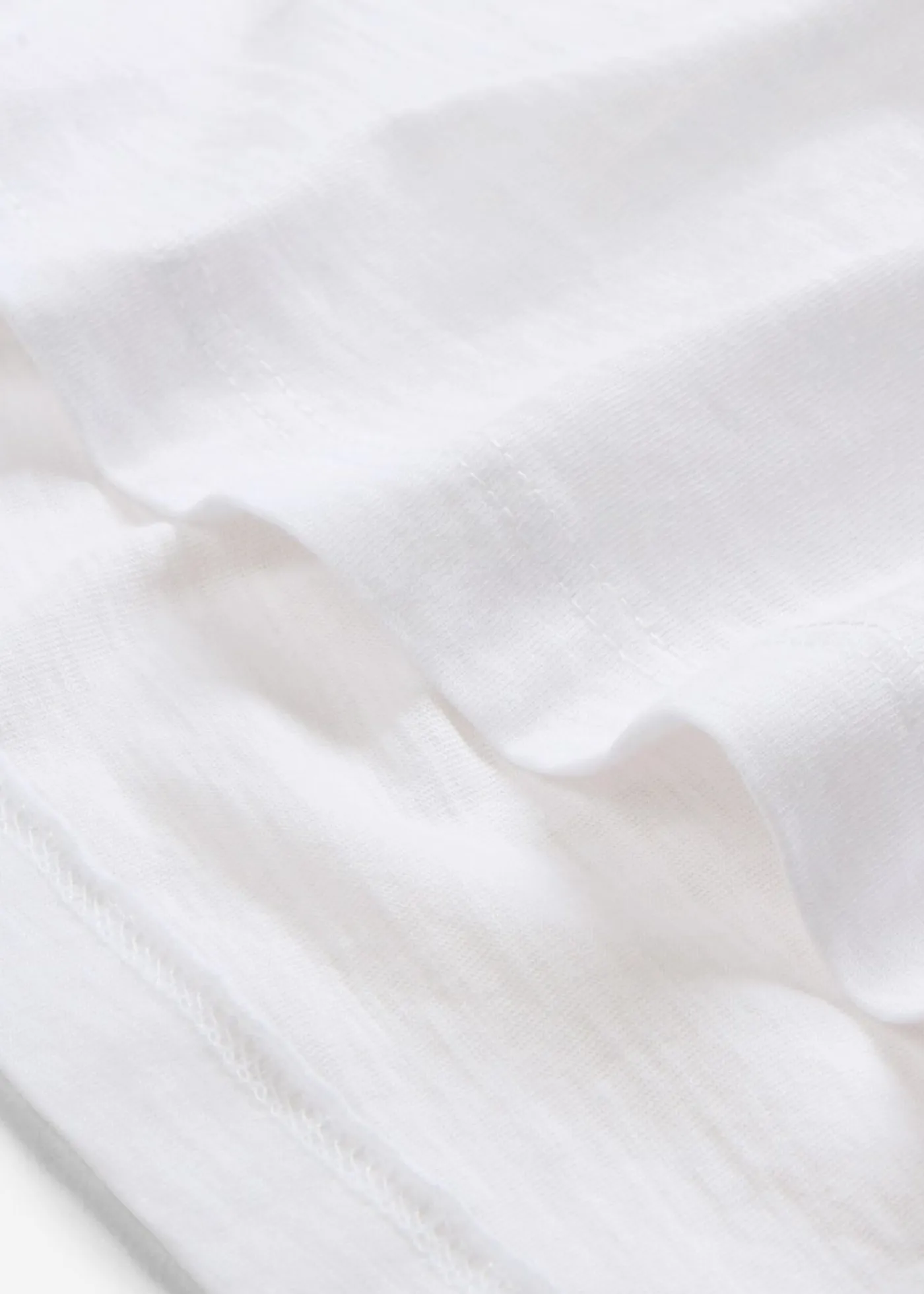 bonprix bonprix Básicos|Camisetas>Camiseta larga de algodón puro Blanco