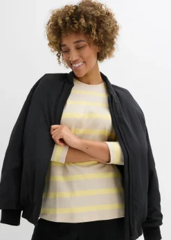 Mujer bonprix bonprix Camiseta larga de algodón orgánico pesado