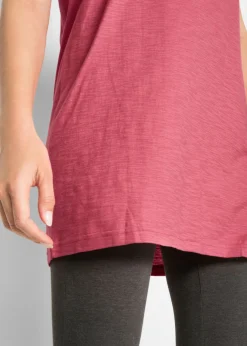 Mujer bonprix bonprix Camiseta larga de algodón puro