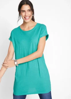 Mujer bonprix bonprix Camiseta larga de algodón puro