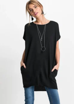 Mujer bonprix bonprix Camiseta larga de algodón puro