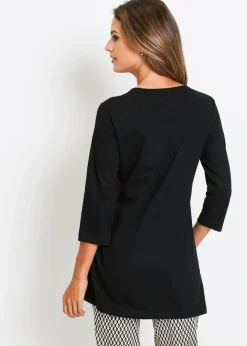 Mujer bonprix bonprix Camiseta larga de algodón puro