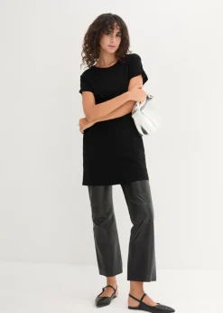 Mujer bonprix bonprix Camiseta larga de algodón puro