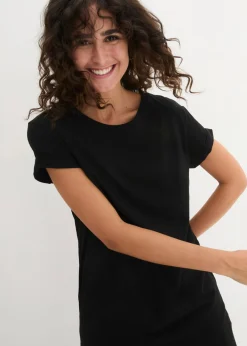 Mujer bonprix bonprix Camiseta larga de algodón puro