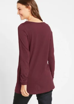 Mujer bonprix bonprix Camiseta larga de algodón puro