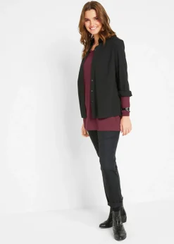 Mujer bonprix bonprix Camiseta larga de algodón puro