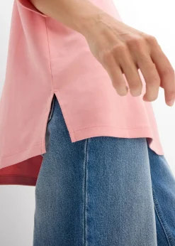 Mujer bonprix bonprix Camiseta larga de interlock