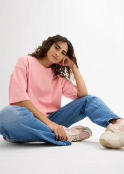 Mujer bonprix bonprix Camiseta larga de interlock