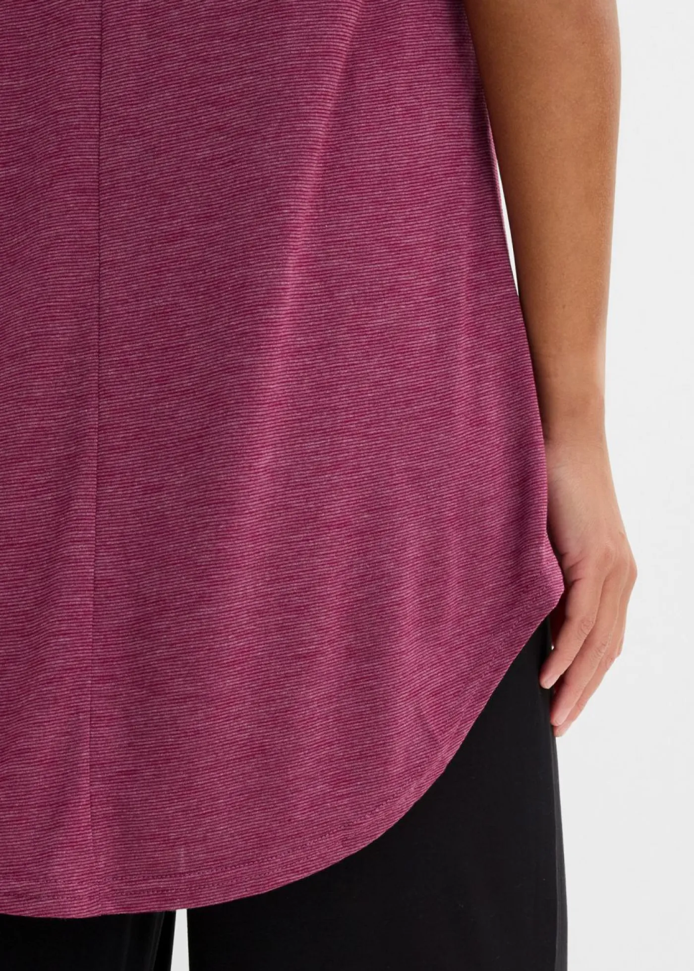 bonprix bonprix Camisetas>Camiseta larga de mezcla de viscosa Baya