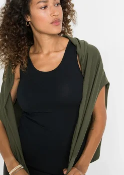 Mujer bonprix bonprix Camiseta larga de mezcla de viscosa