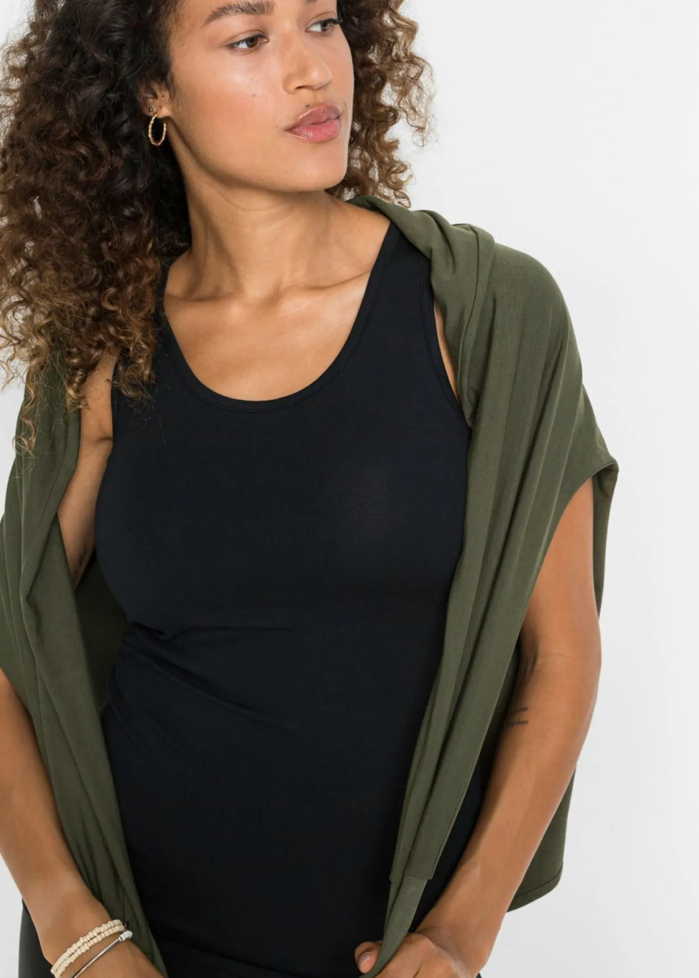 Mujer bonprix bonprix Camiseta larga de mezcla de viscosa