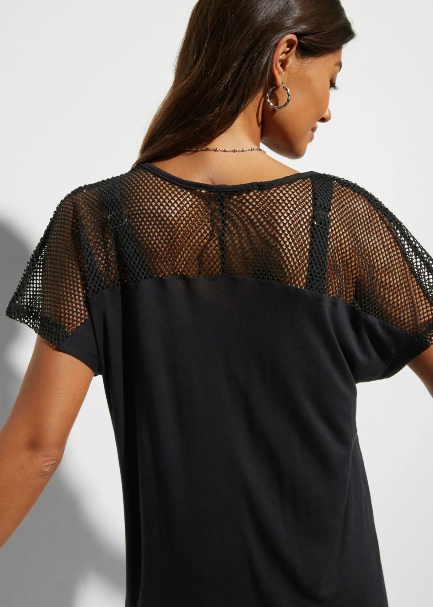 Mujer bonprix bonprix Camiseta larga de playa de viscosa