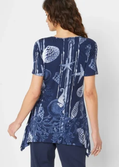 Mujer bonprix bonprix Camiseta larga de suave mezcla de viscosa