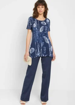 Mujer bonprix bonprix Camiseta larga de suave mezcla de viscosa