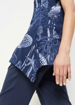 Mujer bonprix bonprix Camiseta larga de suave mezcla de viscosa