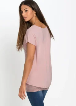 Mujer bonprix bonprix Camiseta larga de suave mezcla de viscosa