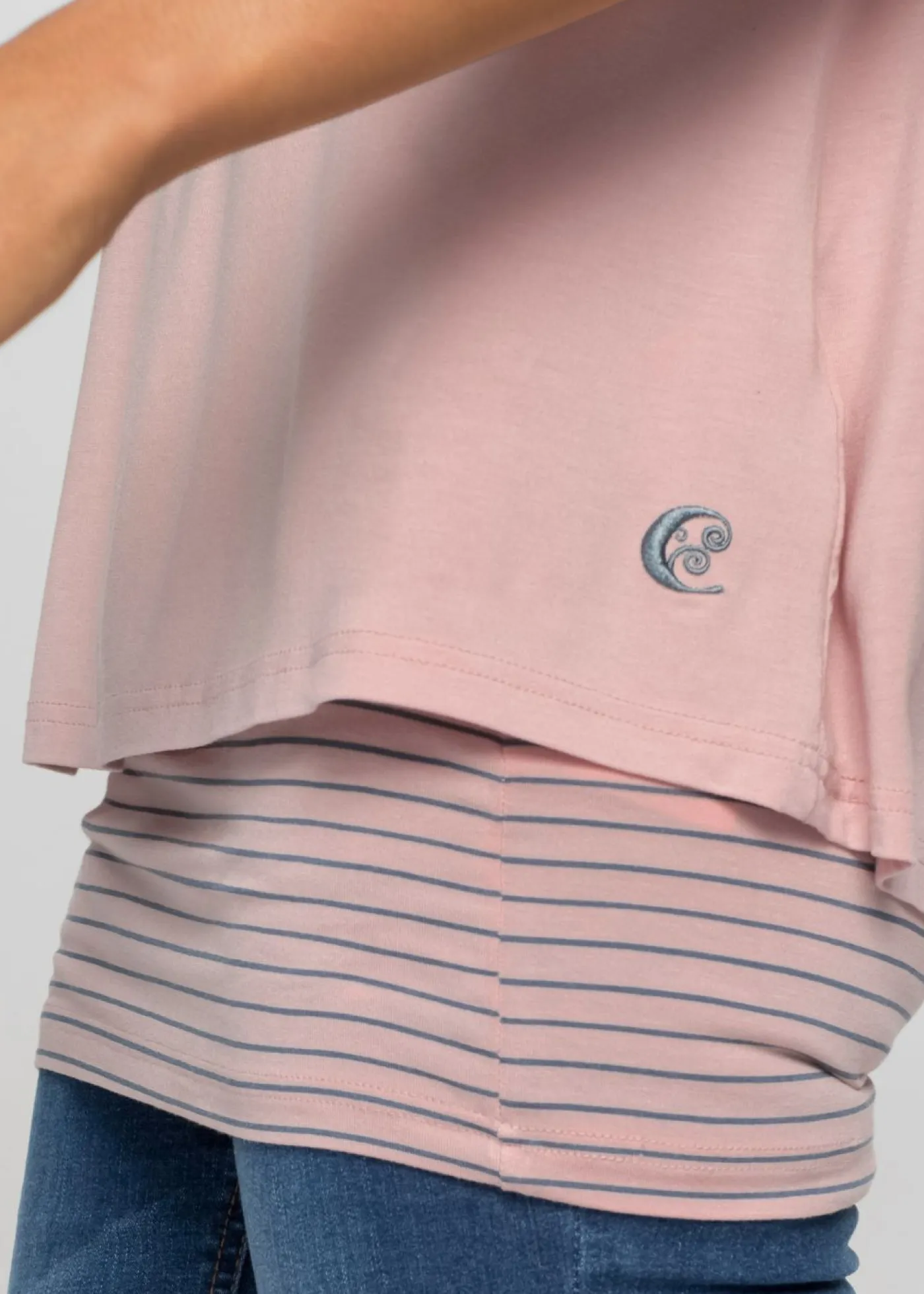 Mujer bonprix bonprix Camiseta larga de suave mezcla de viscosa