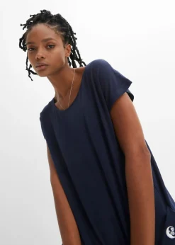 Mujer bonprix bonprix Camiseta larga de suave mezcla de viscosa