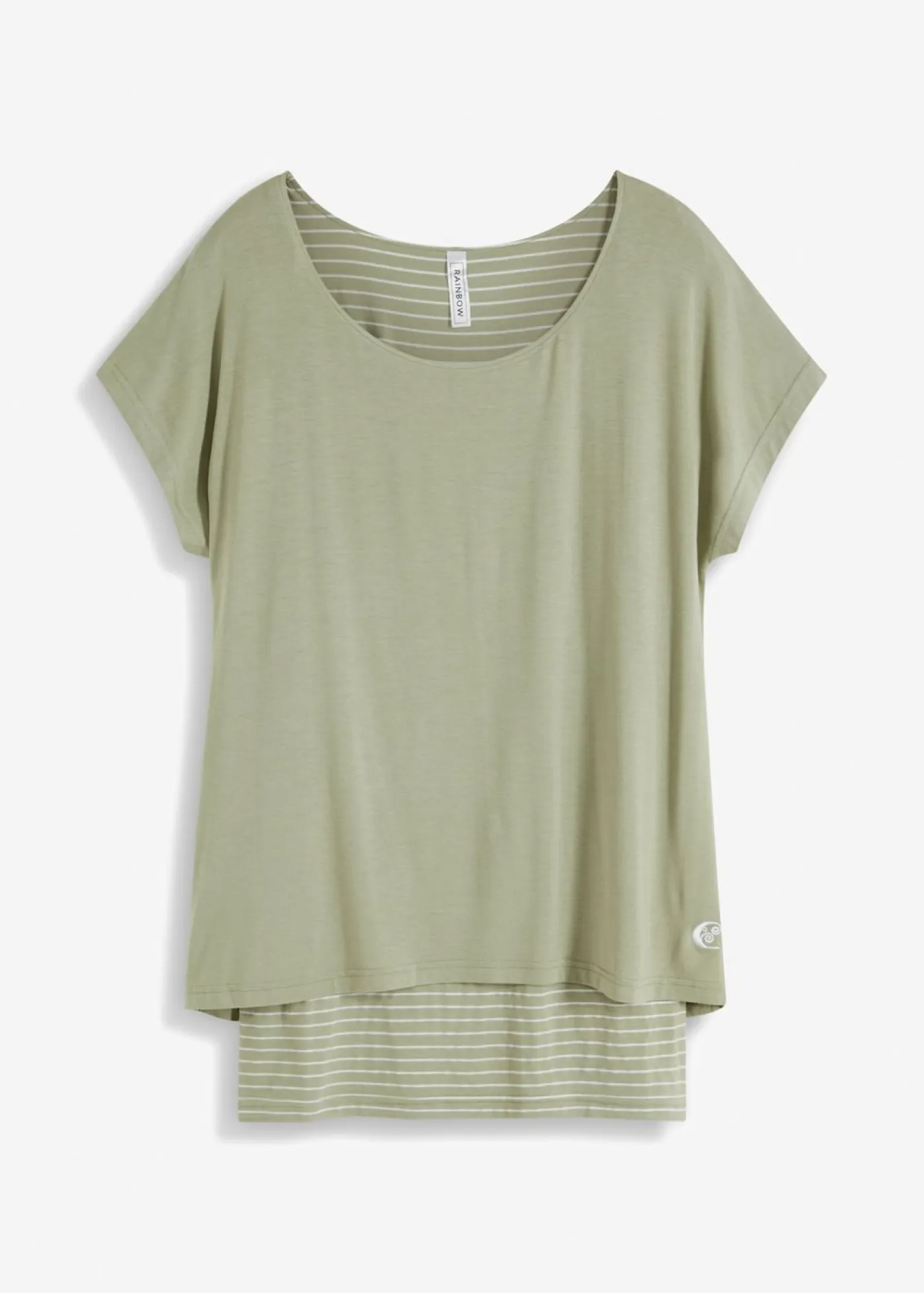 Mujer bonprix bonprix Camiseta larga de suave mezcla de viscosa