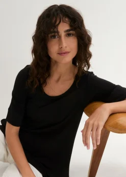 Mujer bonprix bonprix Camiseta larga de viscosa suave