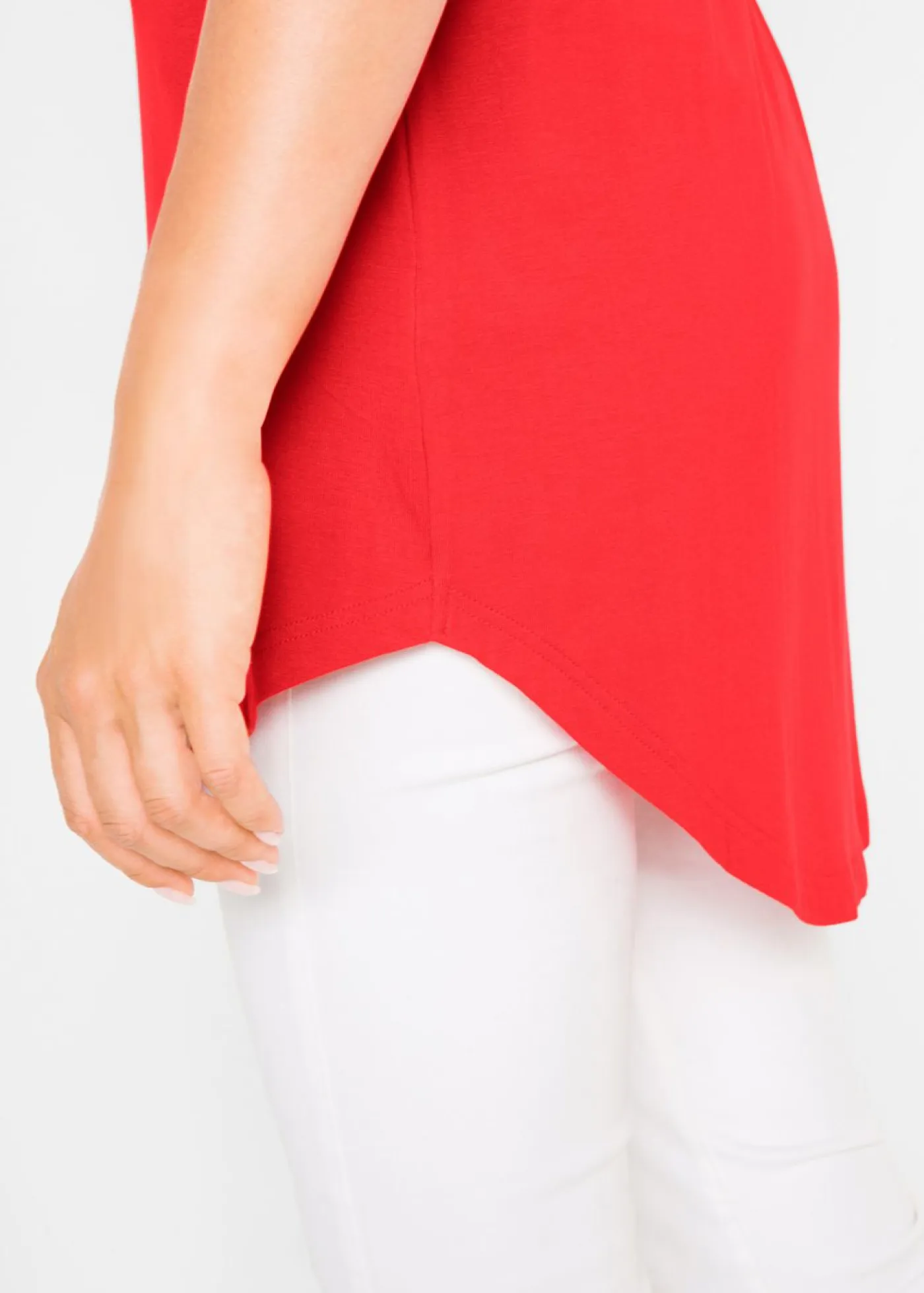 bonprix bonprix Básicos|Camisetas>Camiseta larga de viscosa suave fresa