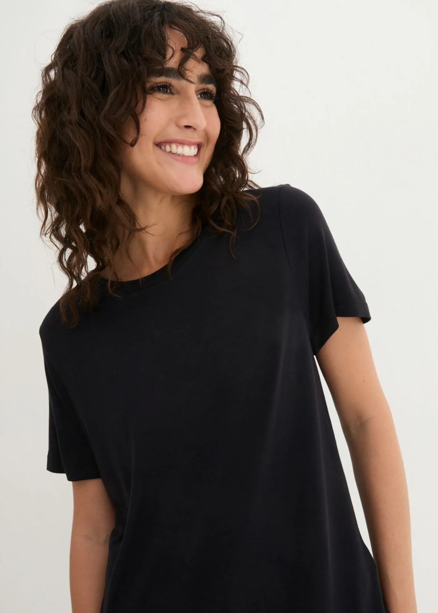 Mujer bonprix bonprix Camiseta larga de viscosa suave