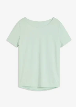 Mujer bonprix bonprix Camiseta larga deportiva con espalda abierta