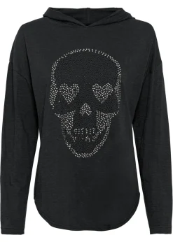 Mujer bonprix bonprix Camiseta larga oversize con capucha