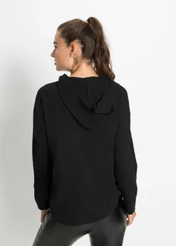 Mujer bonprix bonprix Camiseta larga oversize con capucha