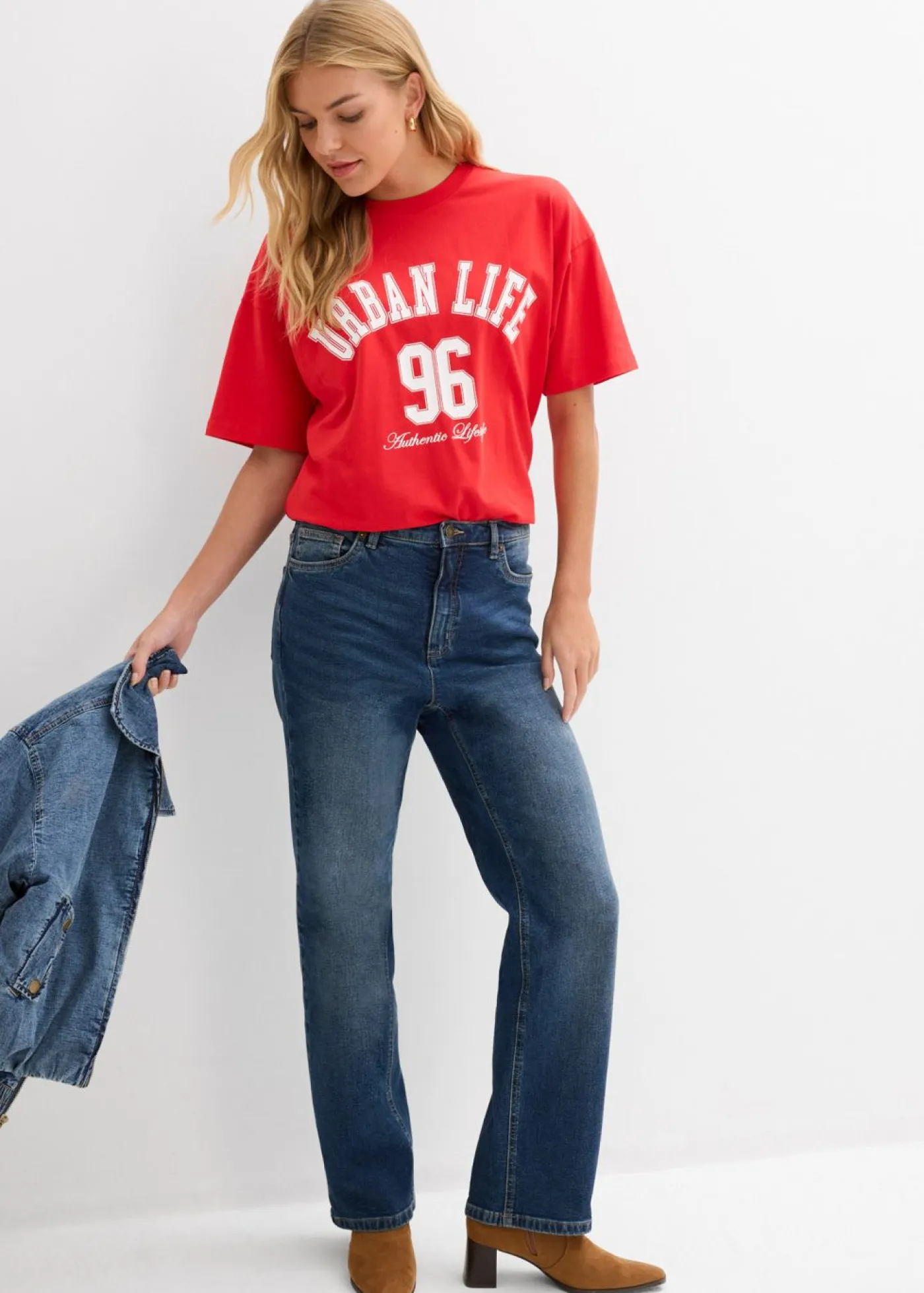 bonprix bonprix Camisetas>Camiseta oversize fresa