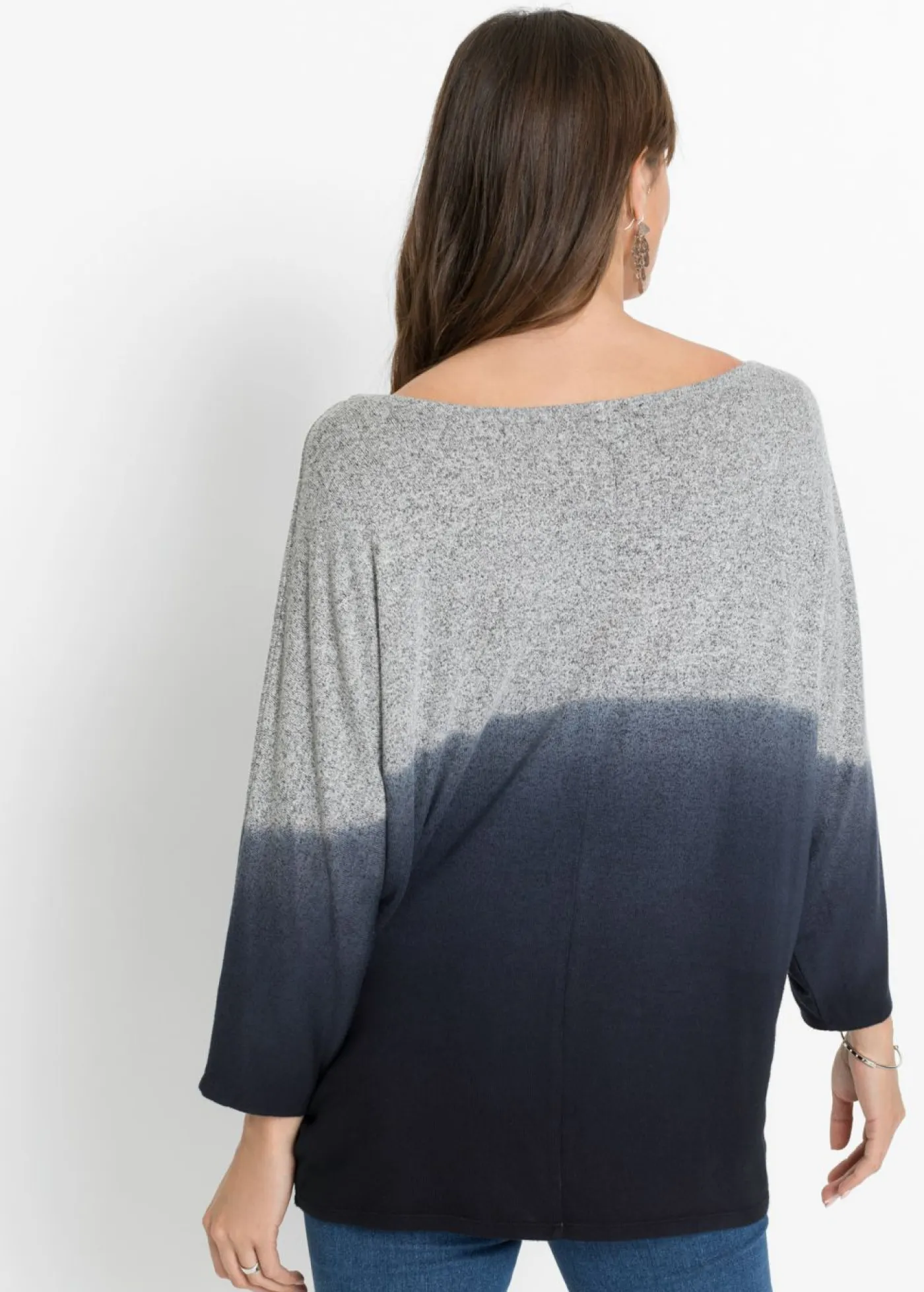 Mujer bonprix bonprix Camiseta oversize con transición de colores
