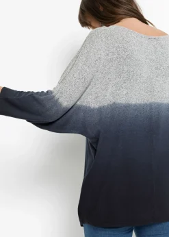 Mujer bonprix bonprix Camiseta oversize con transición de colores