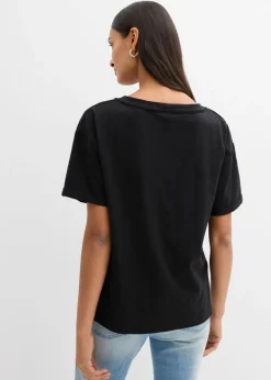 Mujer bonprix bonprix Camiseta oversize de algodón puro