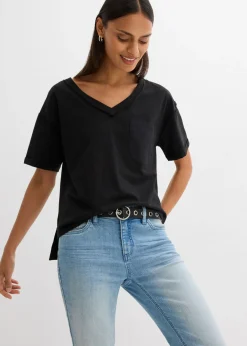 Mujer bonprix bonprix Camiseta oversize de algodón puro