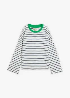 Mujer bonprix bonprix Camiseta oversize de manga larga de algodón orgánico puro