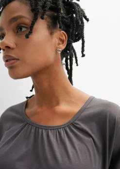 Mujer bonprix bonprix Camiseta oversize de mezcla de viscosa