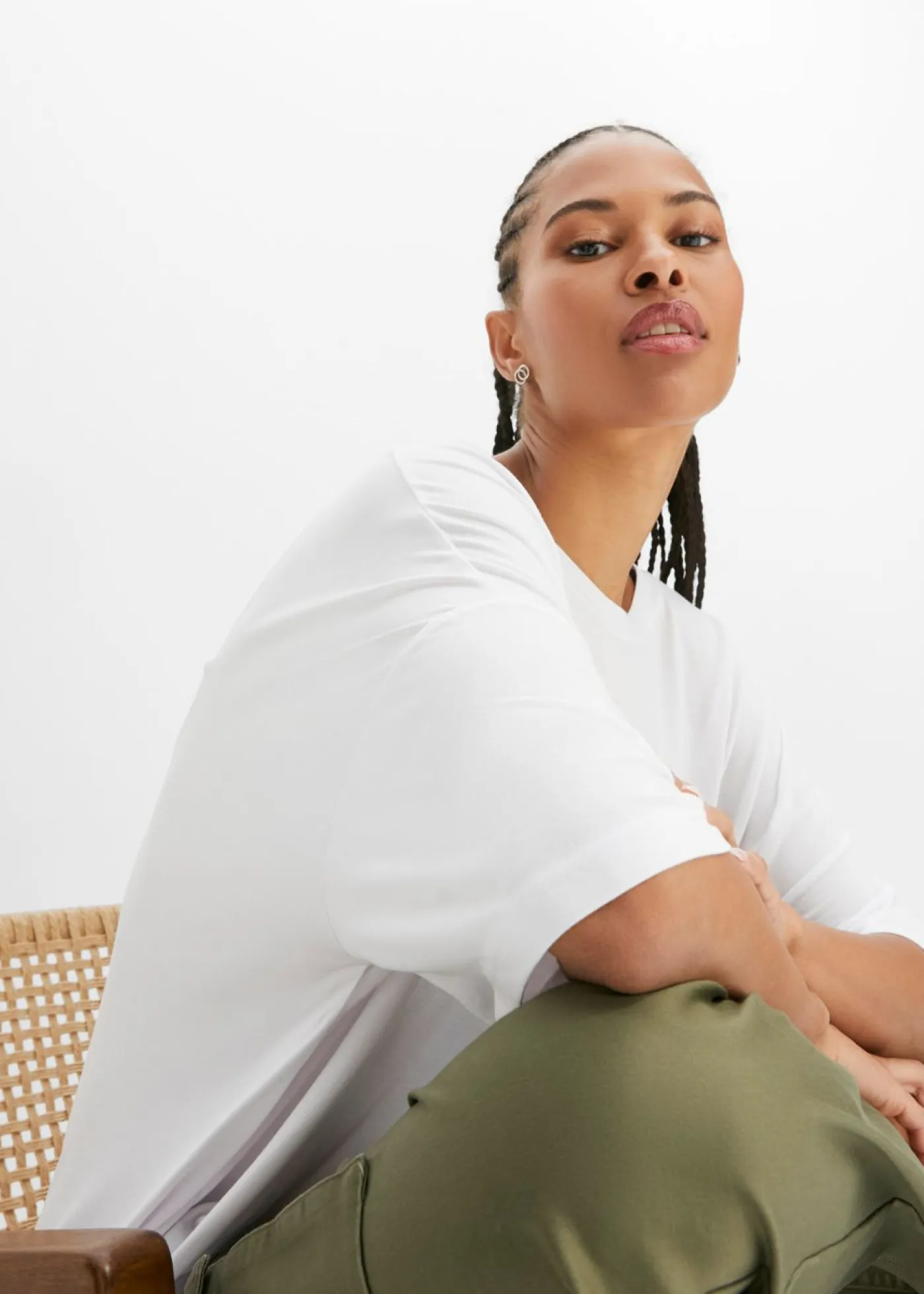 Mujer bonprix bonprix Camiseta oversize de viscosa fluida