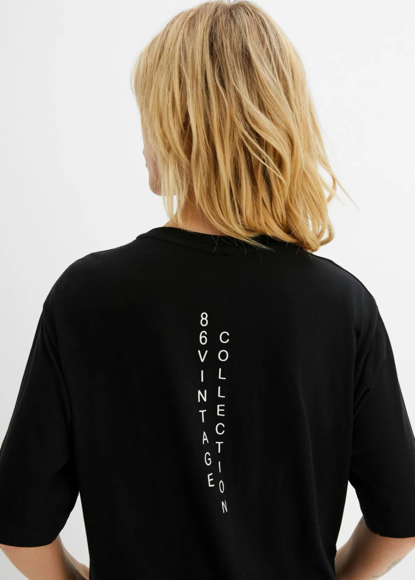 Mujer bonprix bonprix Camiseta oversize en mezcla de viscosa suave